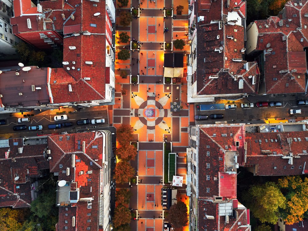 Vitosha Boulevard pedestrian street, Sofia